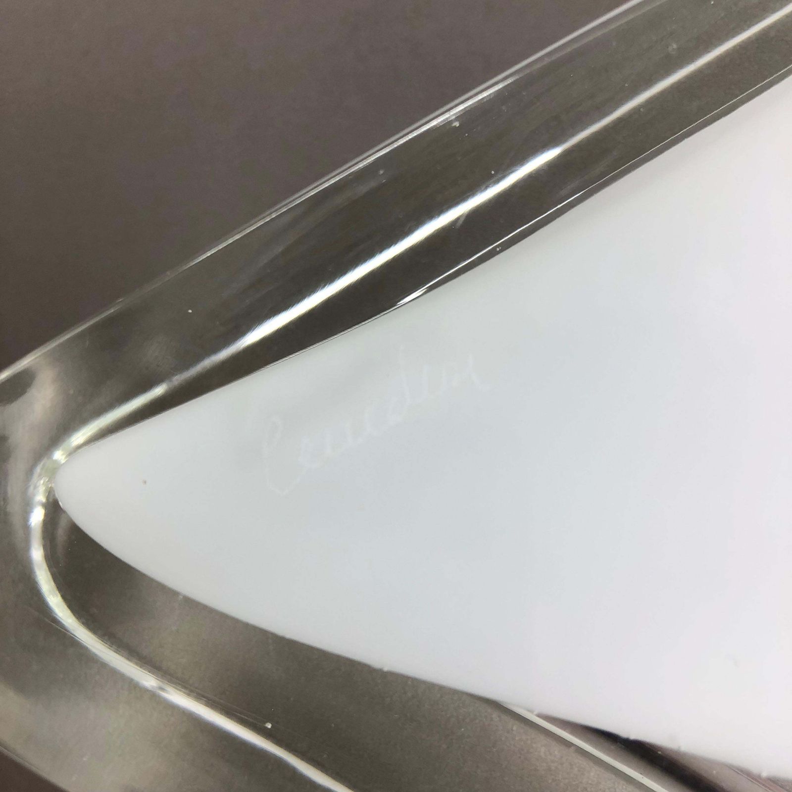 photo furniture New Old Stock, Murano Glass Shell Bowl, Antonio Da Ros, Cenedese, 1970