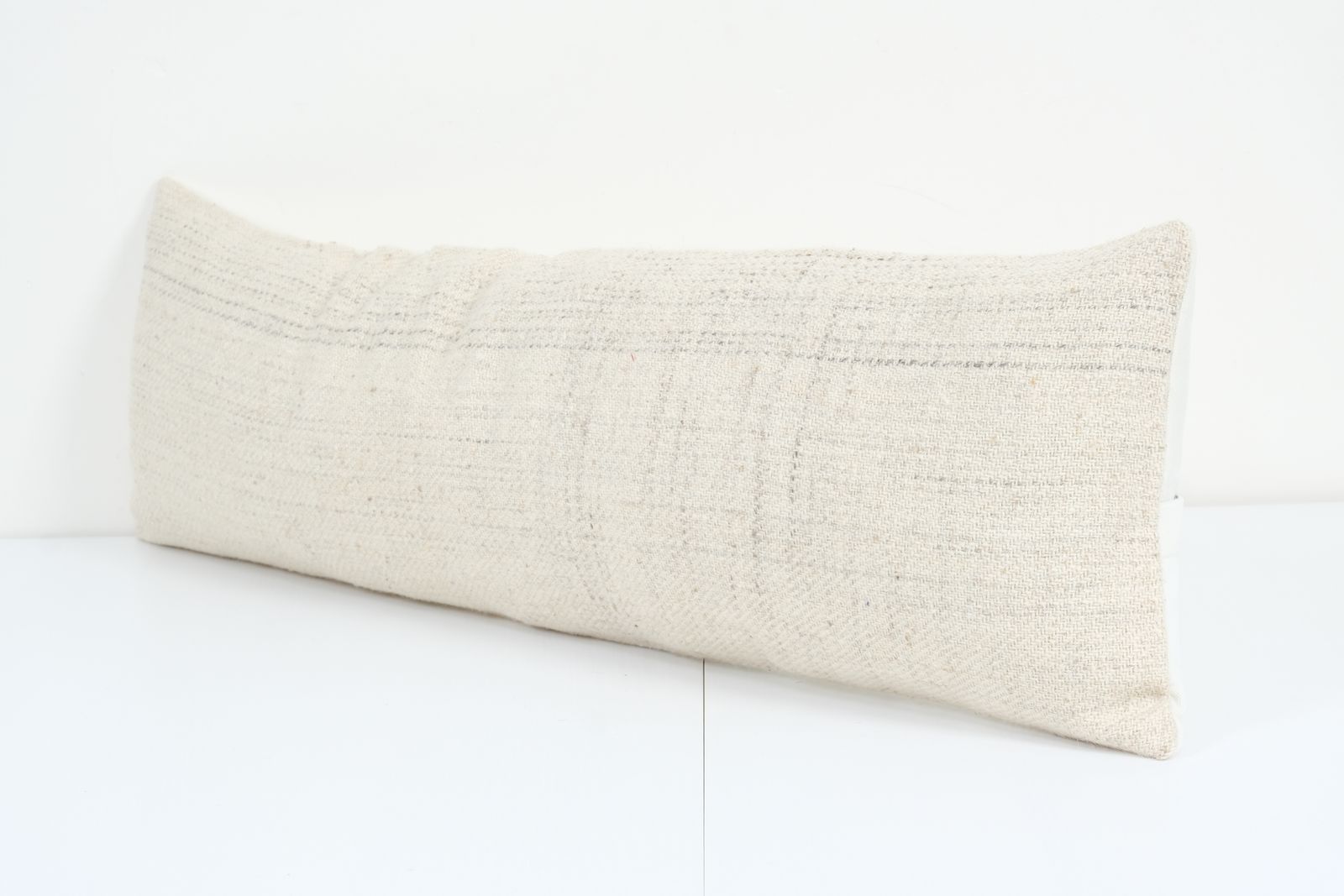 Handmade Turkish Bedding Kilim Pillow Cover, Extra Long Hemp Cushion Cover, Ethnic Home Decor 30x90 Cm photo furniture