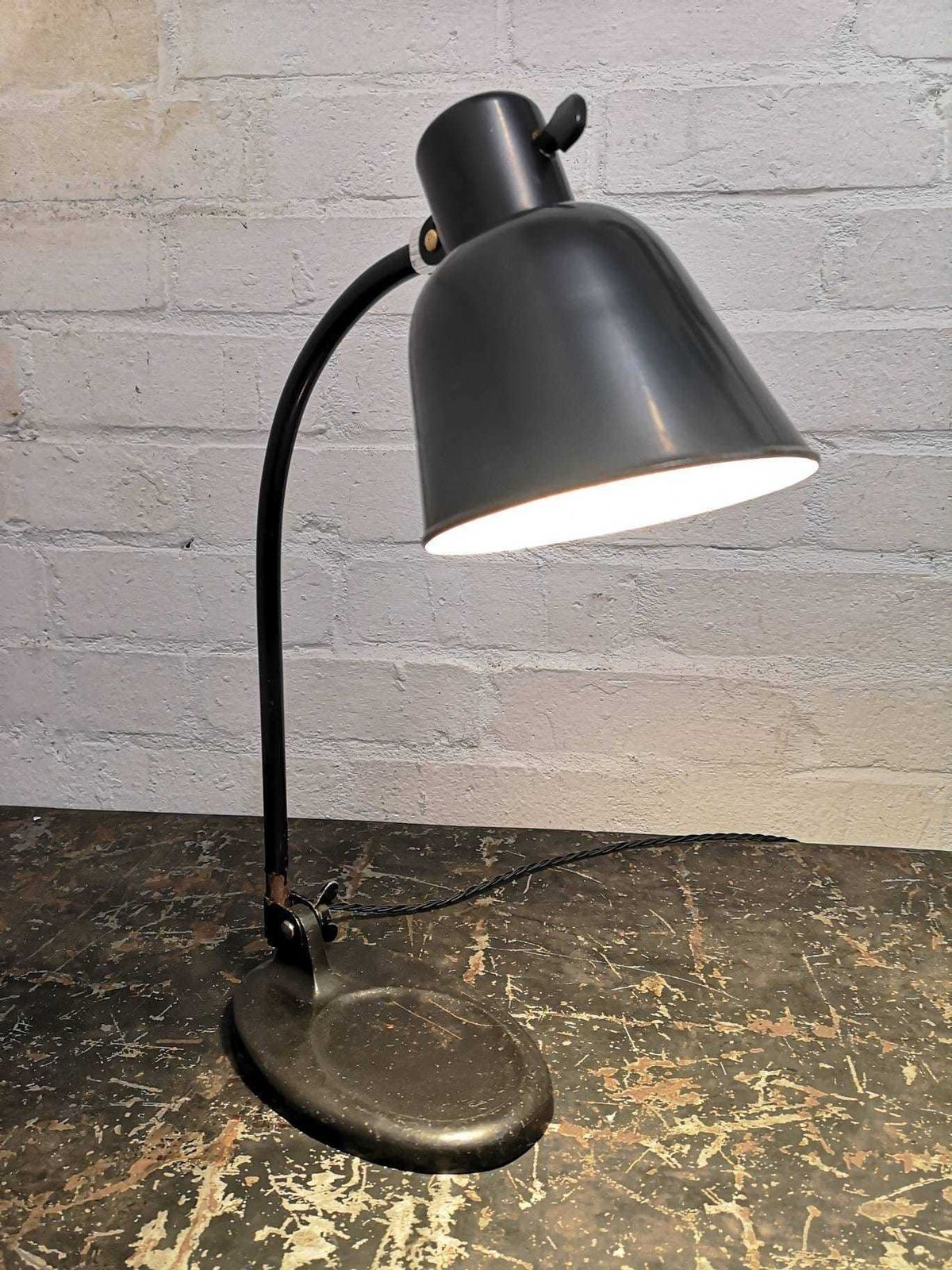 1930s Table Lamp By Christian Dell For Bur Bunte & Remmler Lighting Company Model Matador 2768 photo vinterior