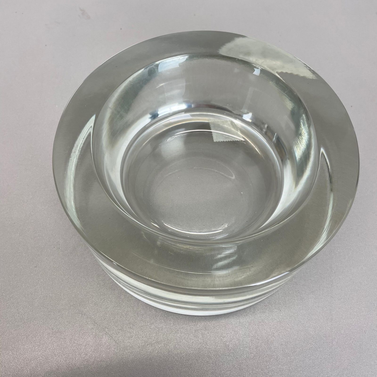 photo furniture New Old Stock 2,6kg Lucid Bowl Murano Glass Seguso Vetri D'arte, Italy, 1970 No1