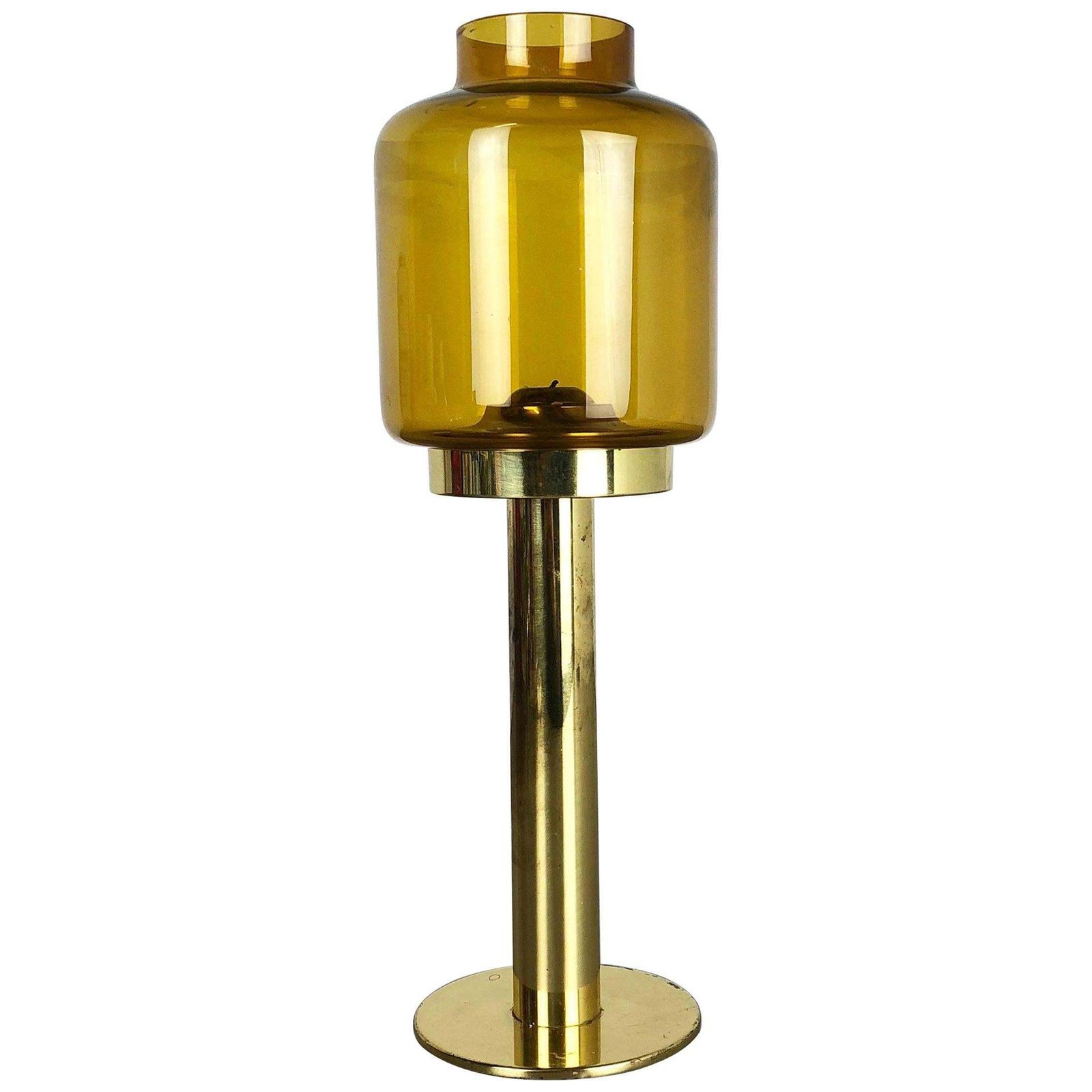 1960s Brass And Glass "Claudia" Candleholder Made By Hans Agne Jakobsson, Sweden photo furniture