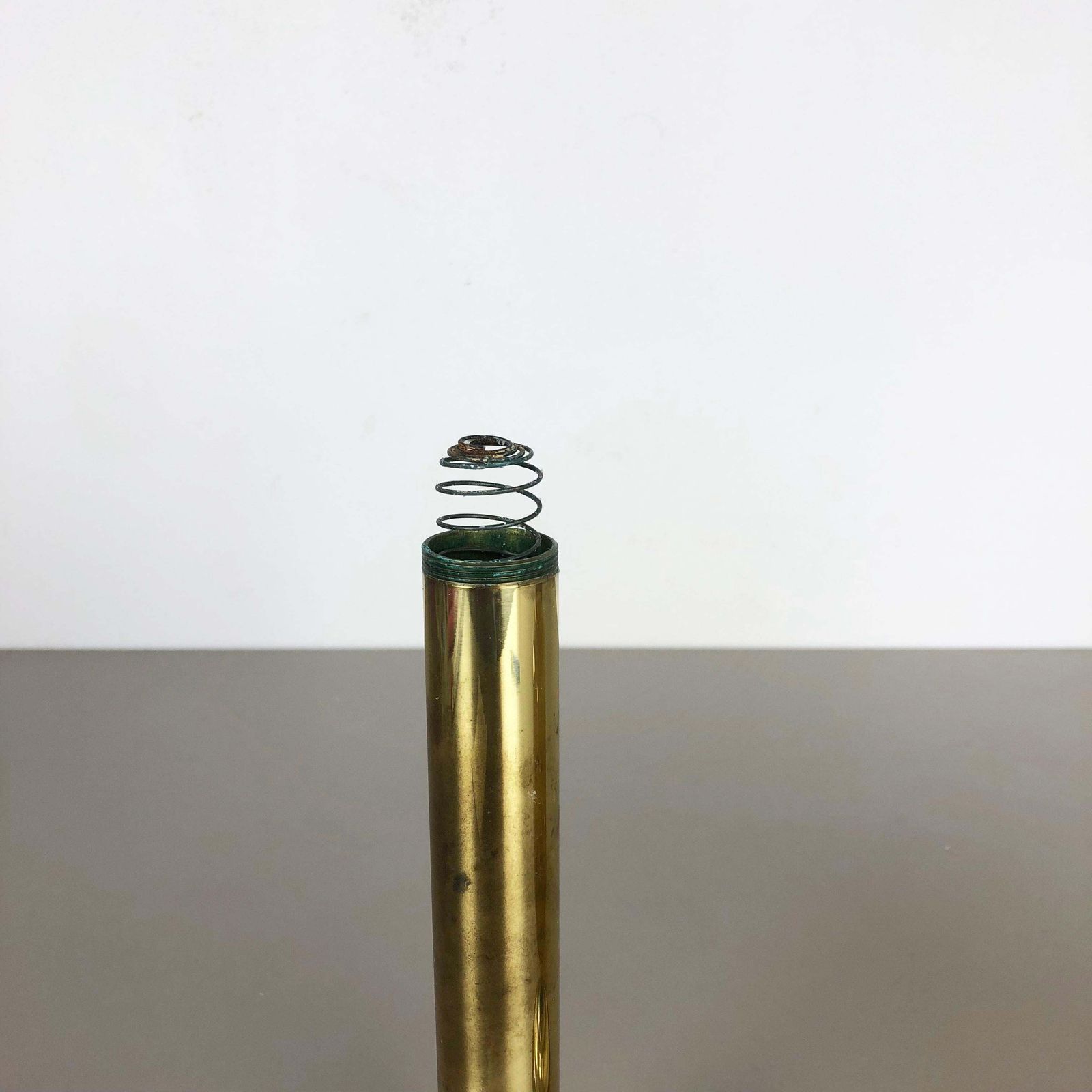 Home Decor 1960s Brass And Glass "Claudia" Candleholder Made By Hans Agne Jakobsson, Sweden photo