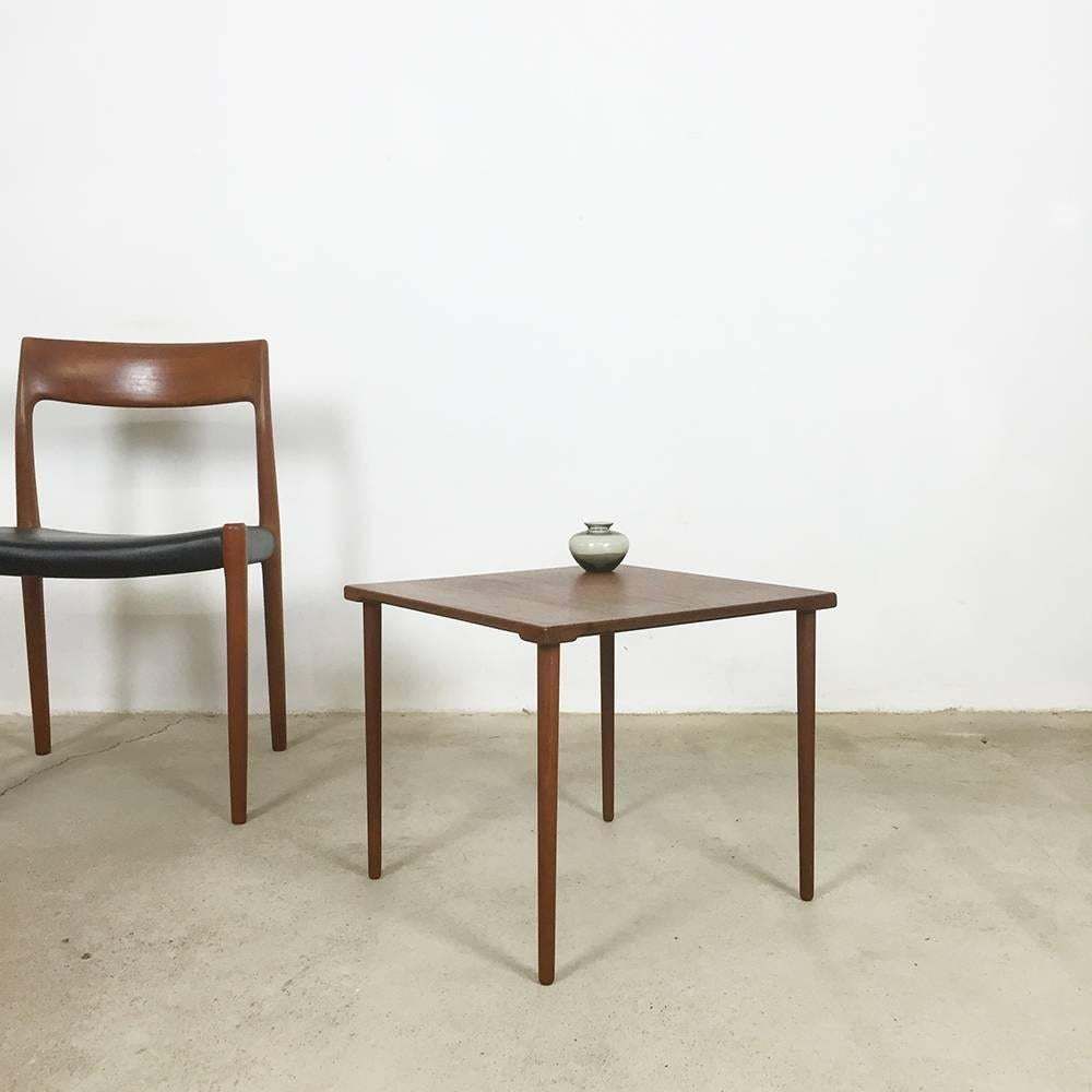 1960s Teak Side Table By Peter Hvidt & Orla Molgaard For France & Son Daverkosen photo for sale