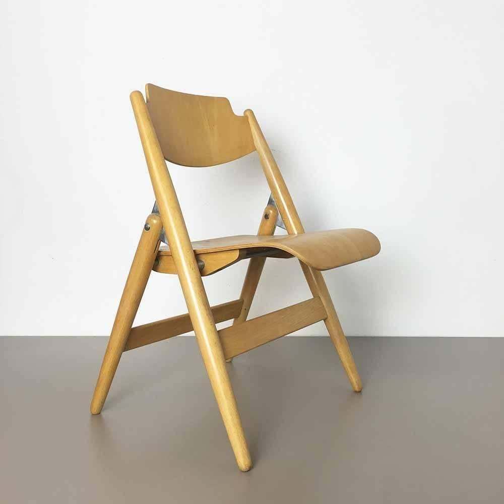 Wooden Se18 Children's Chair By Egon Eiermann For Wilde & Spieth, Germany 1950s