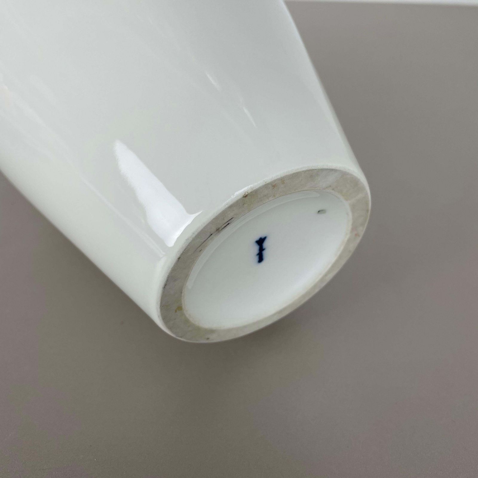 Small Op Art Vase Porcelain German Vase By Kpm Berlin Ceramics Germany 1960 photo for sale