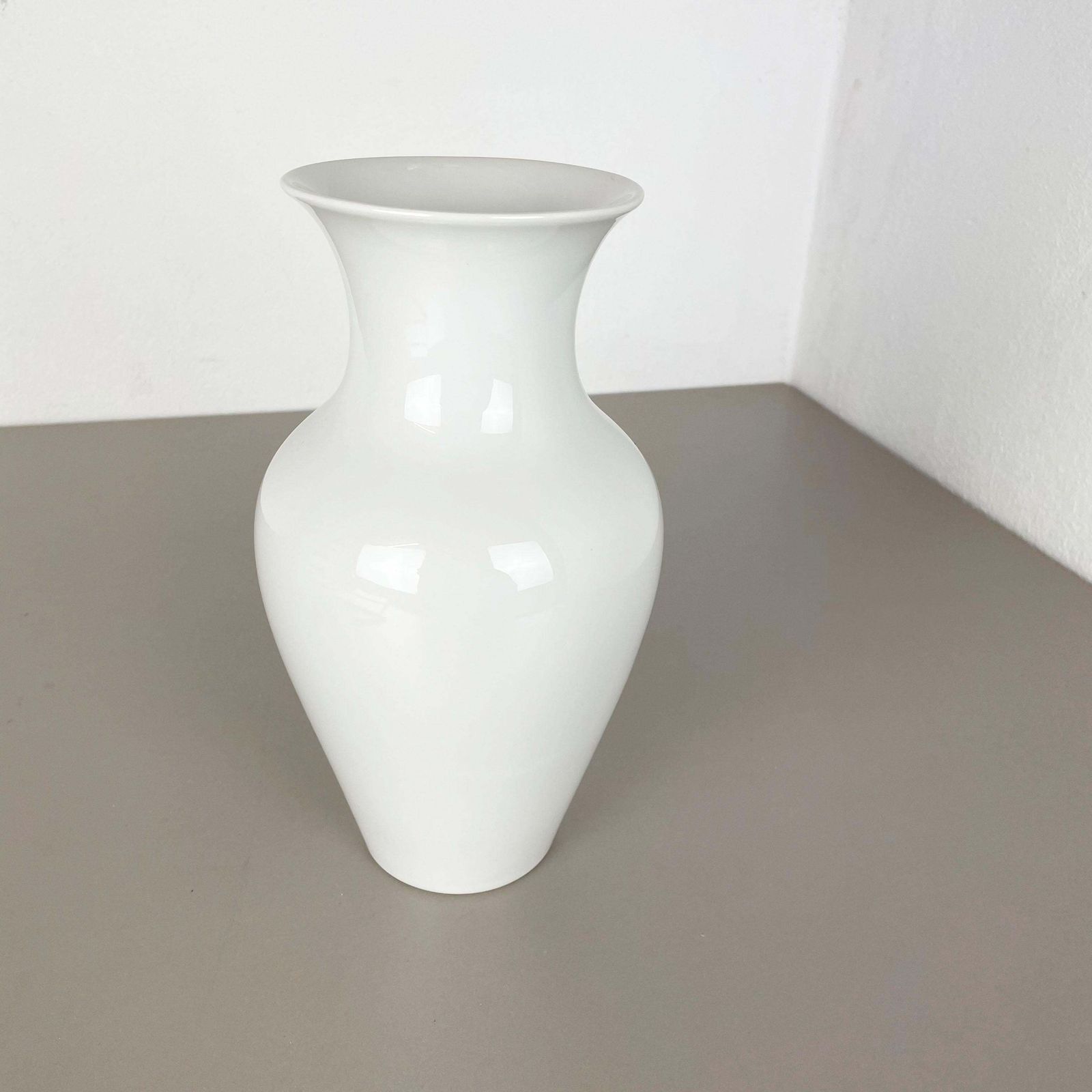 photo for sale Small Op Art Vase Porcelain German Vase By Kpm Berlin Ceramics Germany 1960