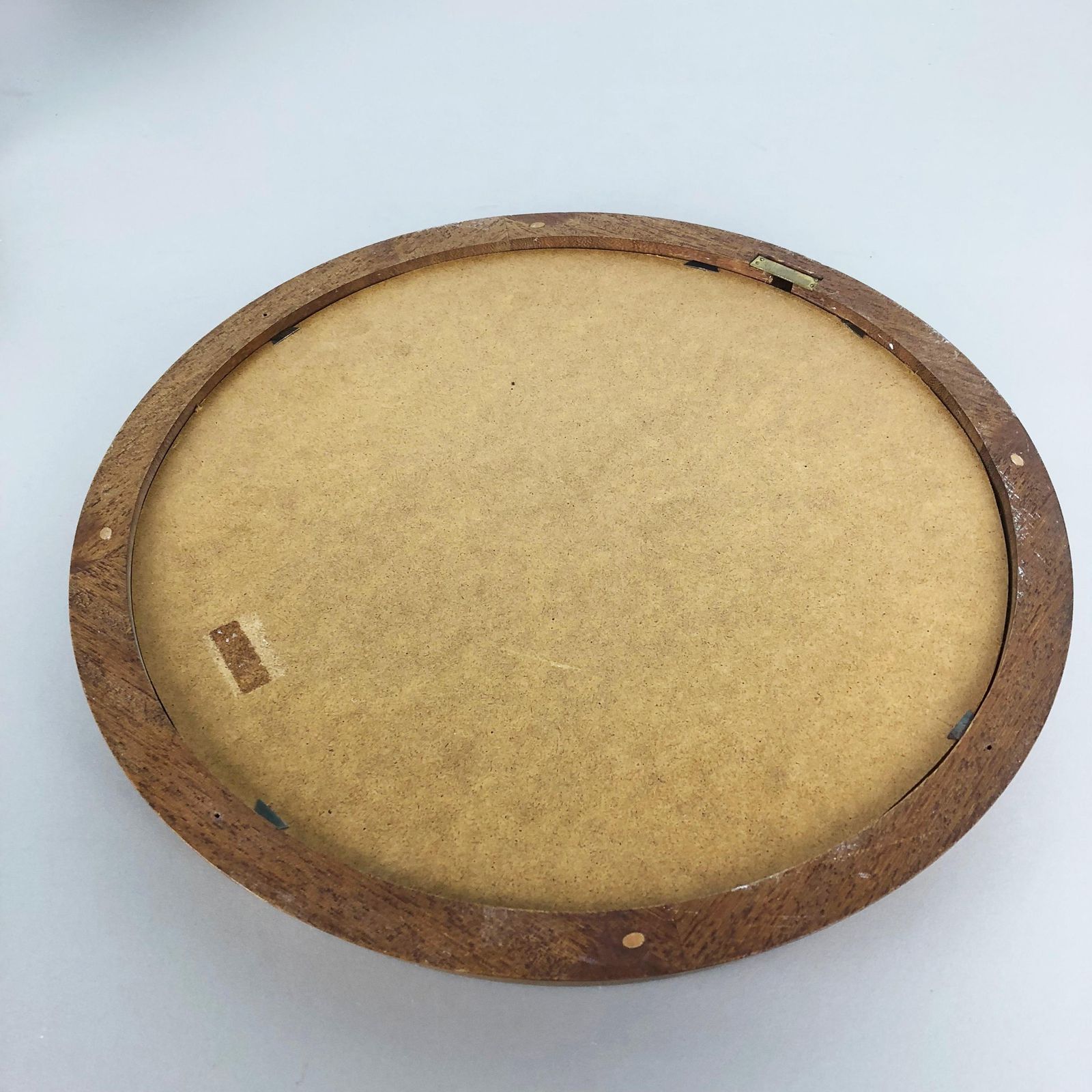 Nos! Original 1960s Crystal Glass And Oakwood Mirror Made In Germany Nr. 2
