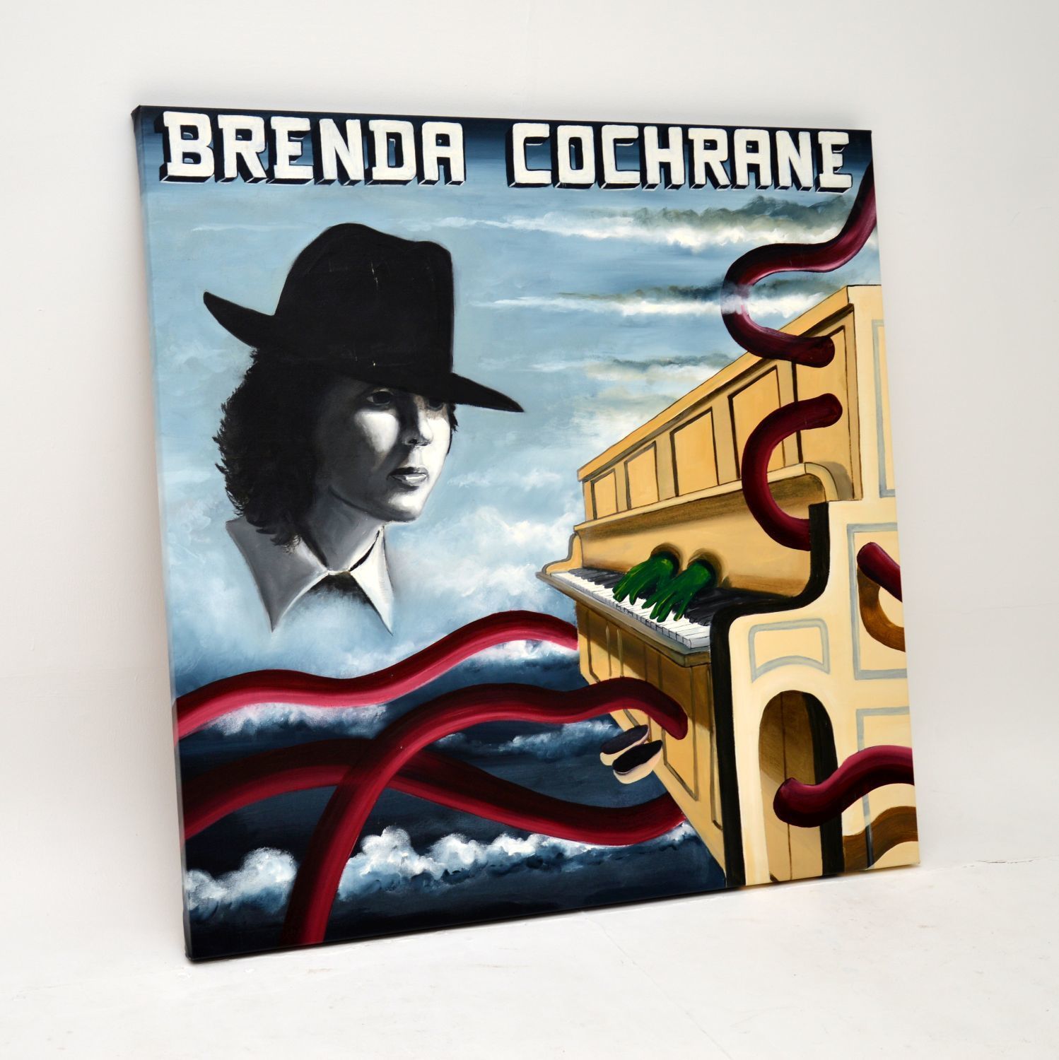Oil Painting By John Mackay Of Brenda Cochrane photo furniture