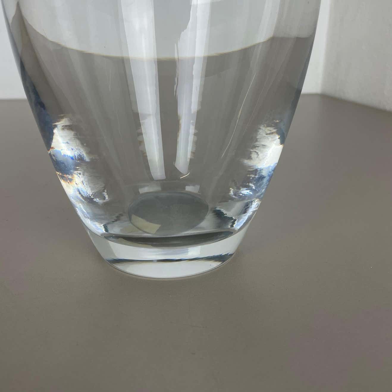 photo for sale Extra Large 2.5kg Lucid Vase Murano Vetri Glass Cenedese Vetri, Italy, 1970