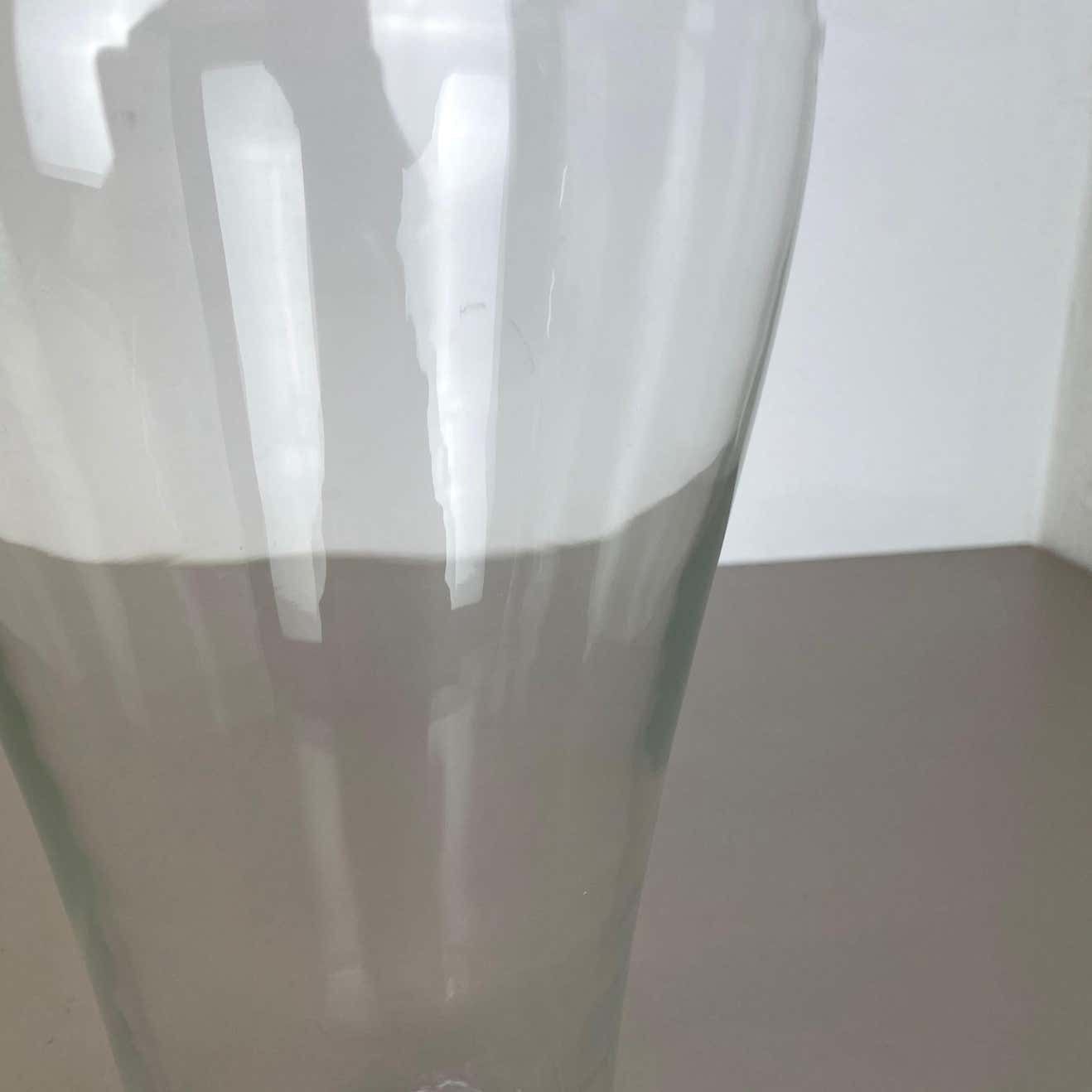 2141.0 Extra Large 1.9kg Lucid Vase Murano Vetri Glass Seguso Vetri D'arte, Italy, 1970 photo