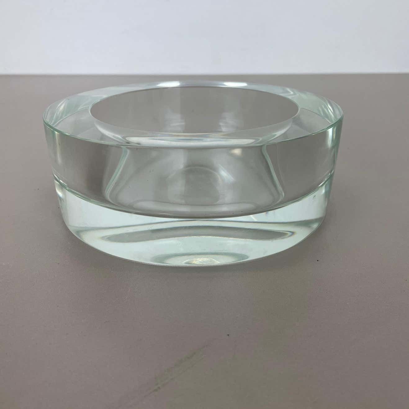 photo buy New Old Stock 3,1kg Lucid Bowl Murano Glass Seguso Vetri D'arte, Italy, 1970 No2