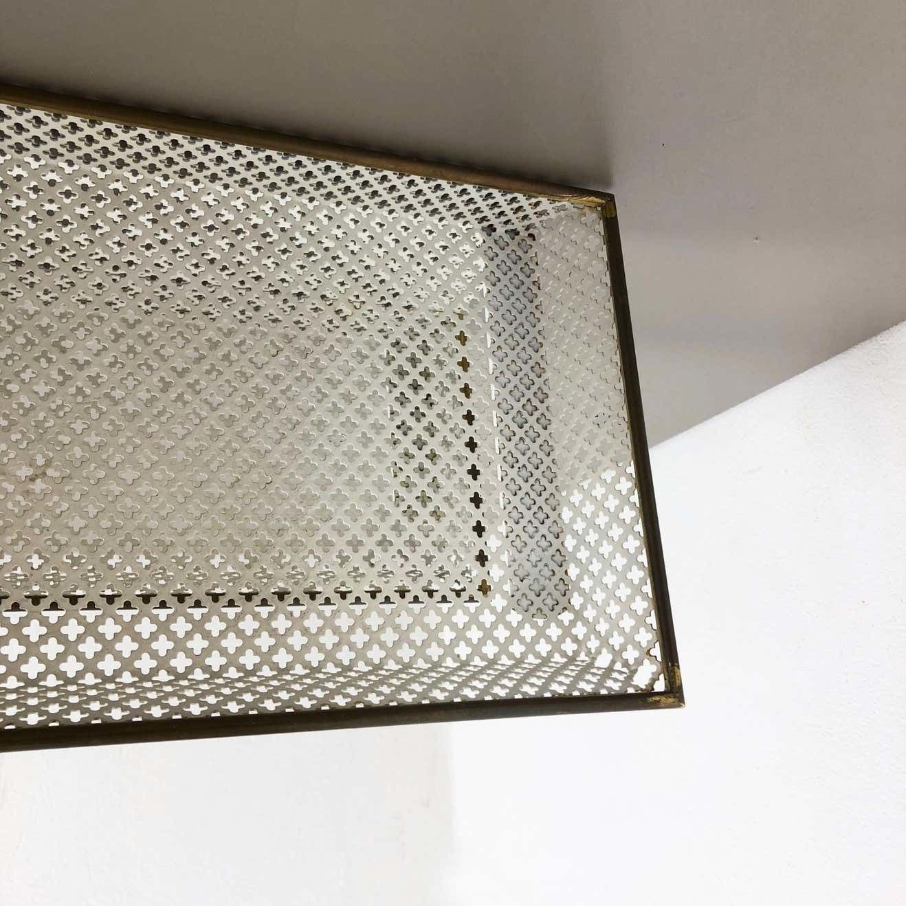1960s French Matégot Style Brass Wall Board "Rigituelle", Mid Century Modern photo buy