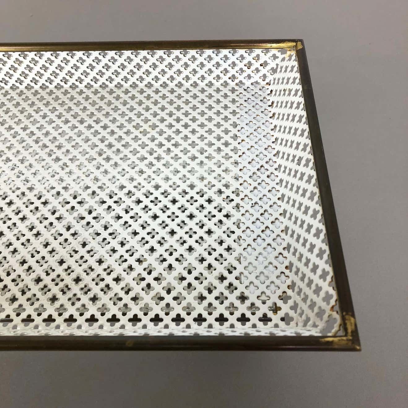 1223.0 1960s French Matégot Style Brass Wall Board "Rigituelle", Mid Century Modern photo