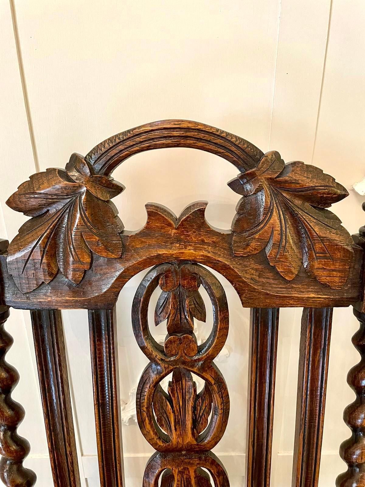 photo buy Large Antique Victorian Quality Carved Oak Armchair