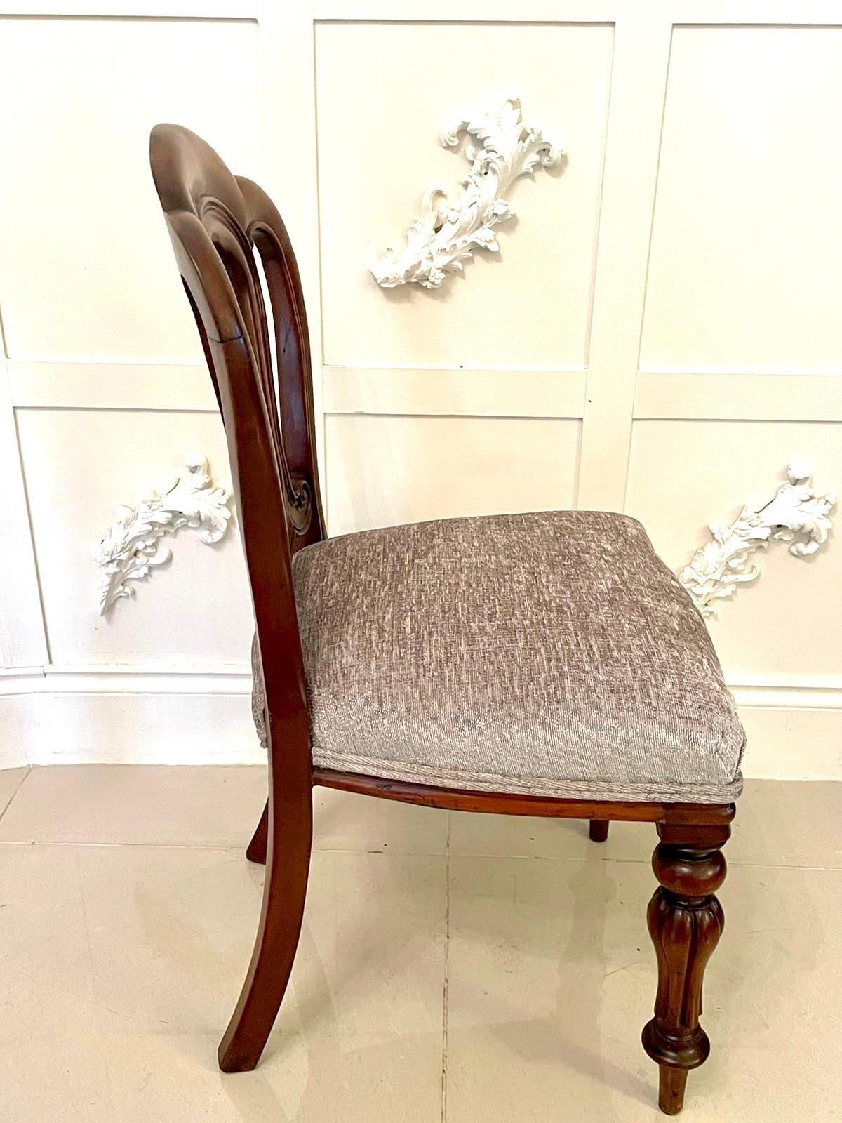 photo for sale Antique Set Of Six Victorian Mahogany Dining Chairs