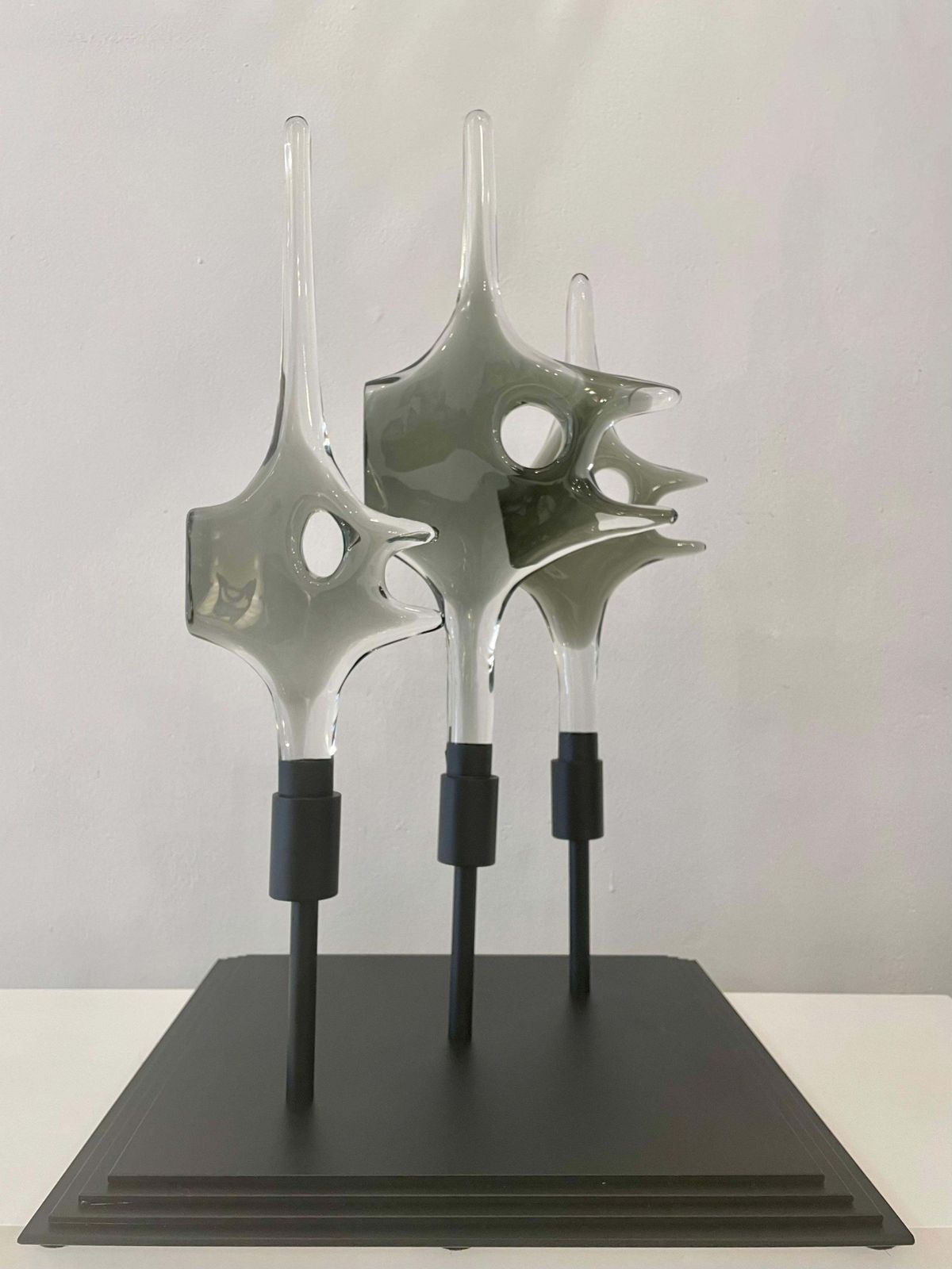 photo furniture School Of Fish Glass Sculpture Attributed To Livio Seguso, 1970s