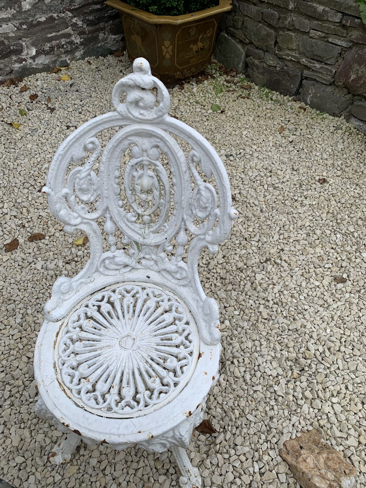 Victorian Cast Iron Garden Chairs And Table photo Garden Furniture