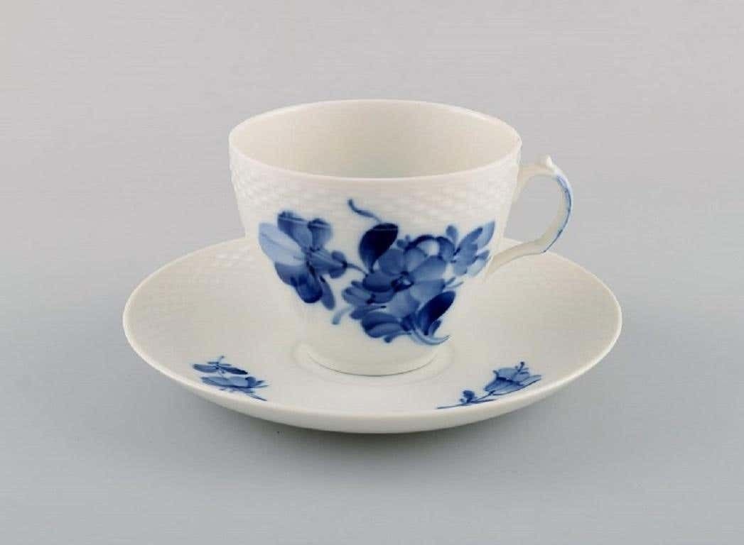 10 Royal Copenhagen Blue Flower Braided Coffee Cups With Saucers, 1960s photo furniture