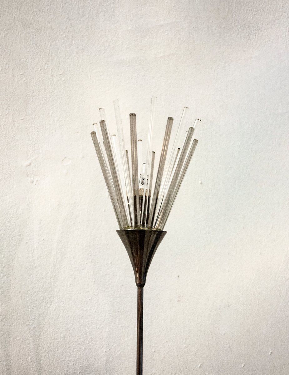 Drielamps Vloerlamp Van Metaal, Italië, Jaren 1980 photo for sale