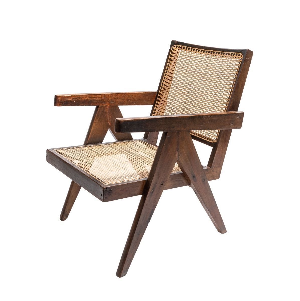 "Easy Chair" In Sissoo By Pierre Jeanneret C.1955