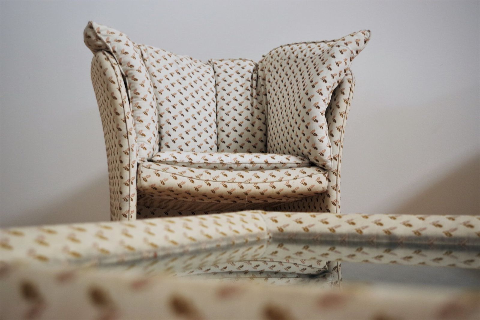 Armchairs And Coffee Table In The Style Of B&B Italia, 1970s, Set Of 4 photo 530.0