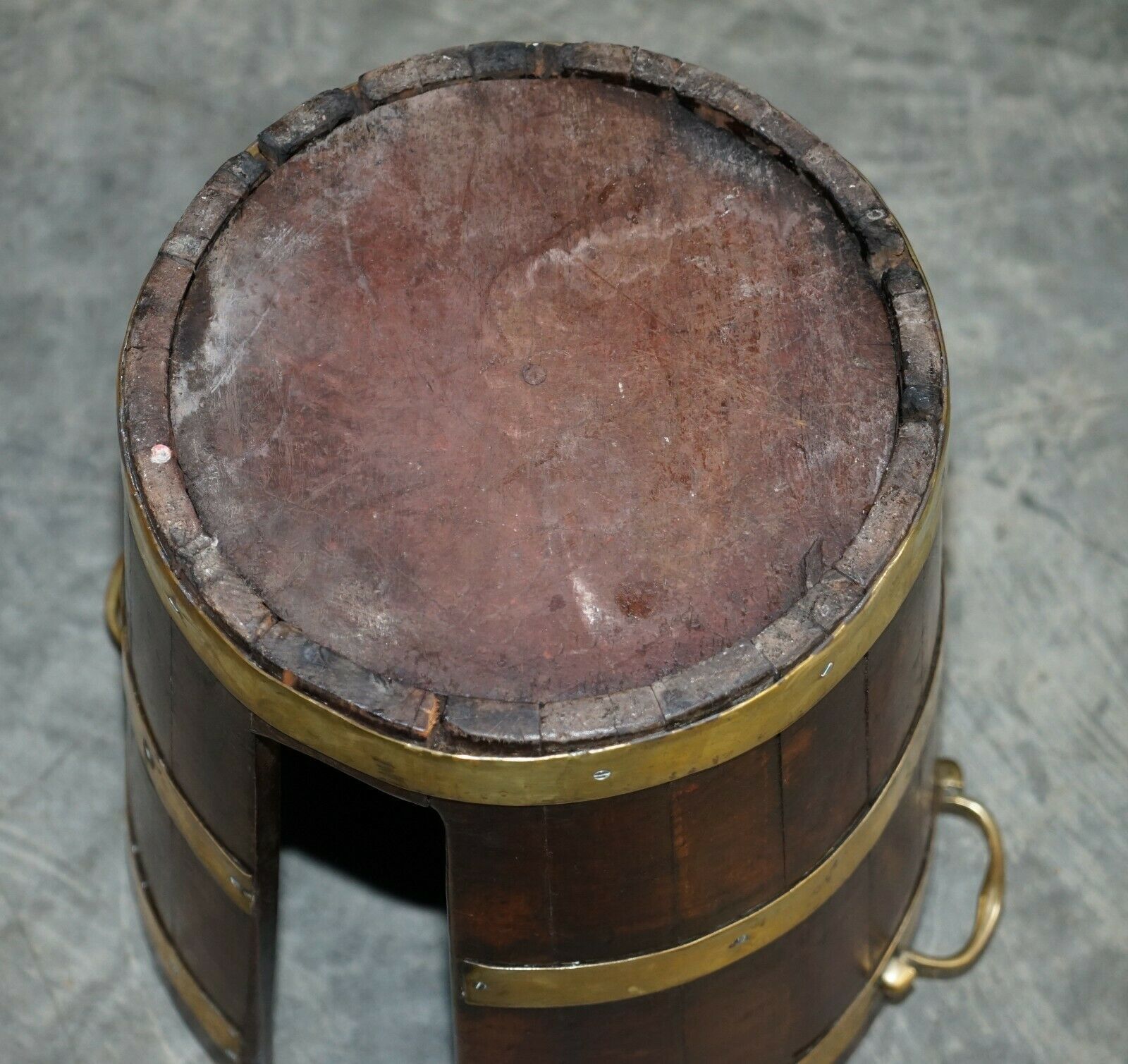 photo for sale Large Pair Of George III 1760 Plate Or Peat Military Buckets Georgian