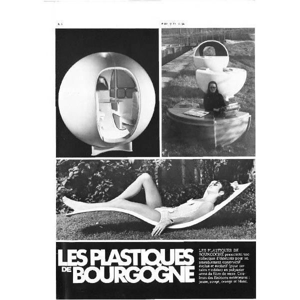 Eurolax R1 By Charles Zublena For Les Plastiques De Bourgogne, France photo for sale