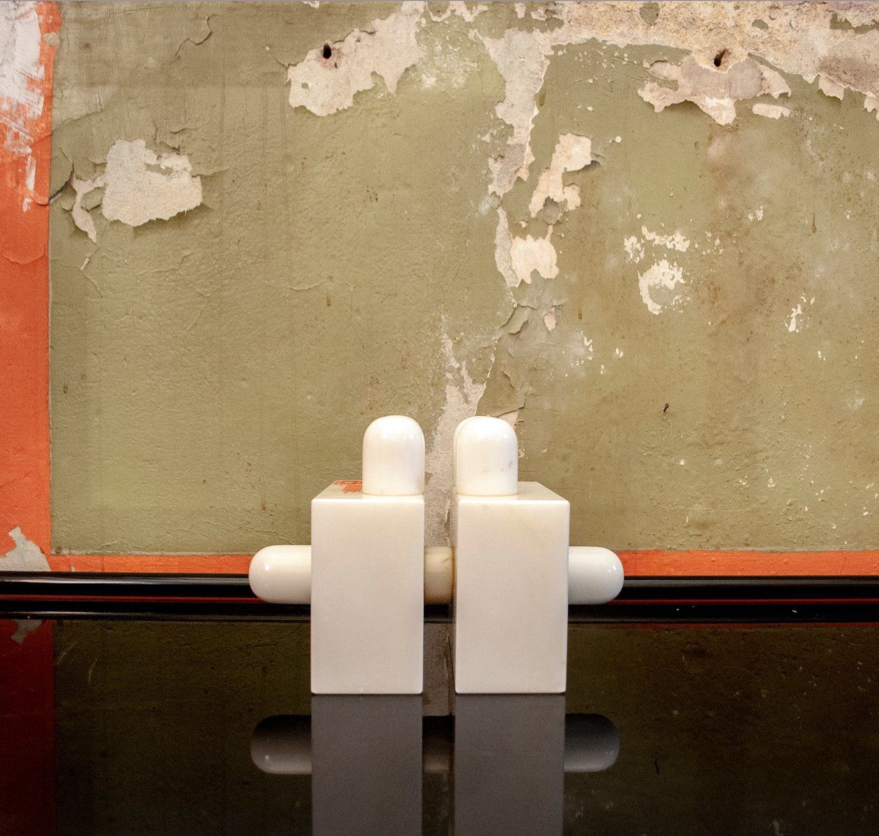 Carrara Marble Sculpture By Jean Jacques Schnegg For Area Visual Art Research, 1970s photo for sale