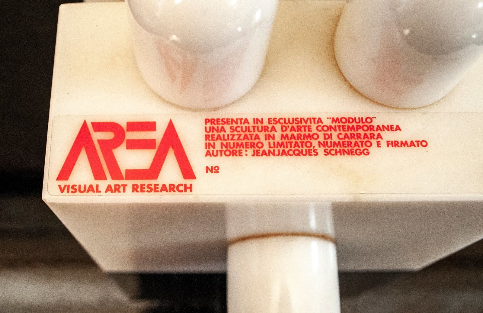 Carrara Marble Sculpture By Jean Jacques Schnegg For Area Visual Art Research, 1970s photo Home Decor