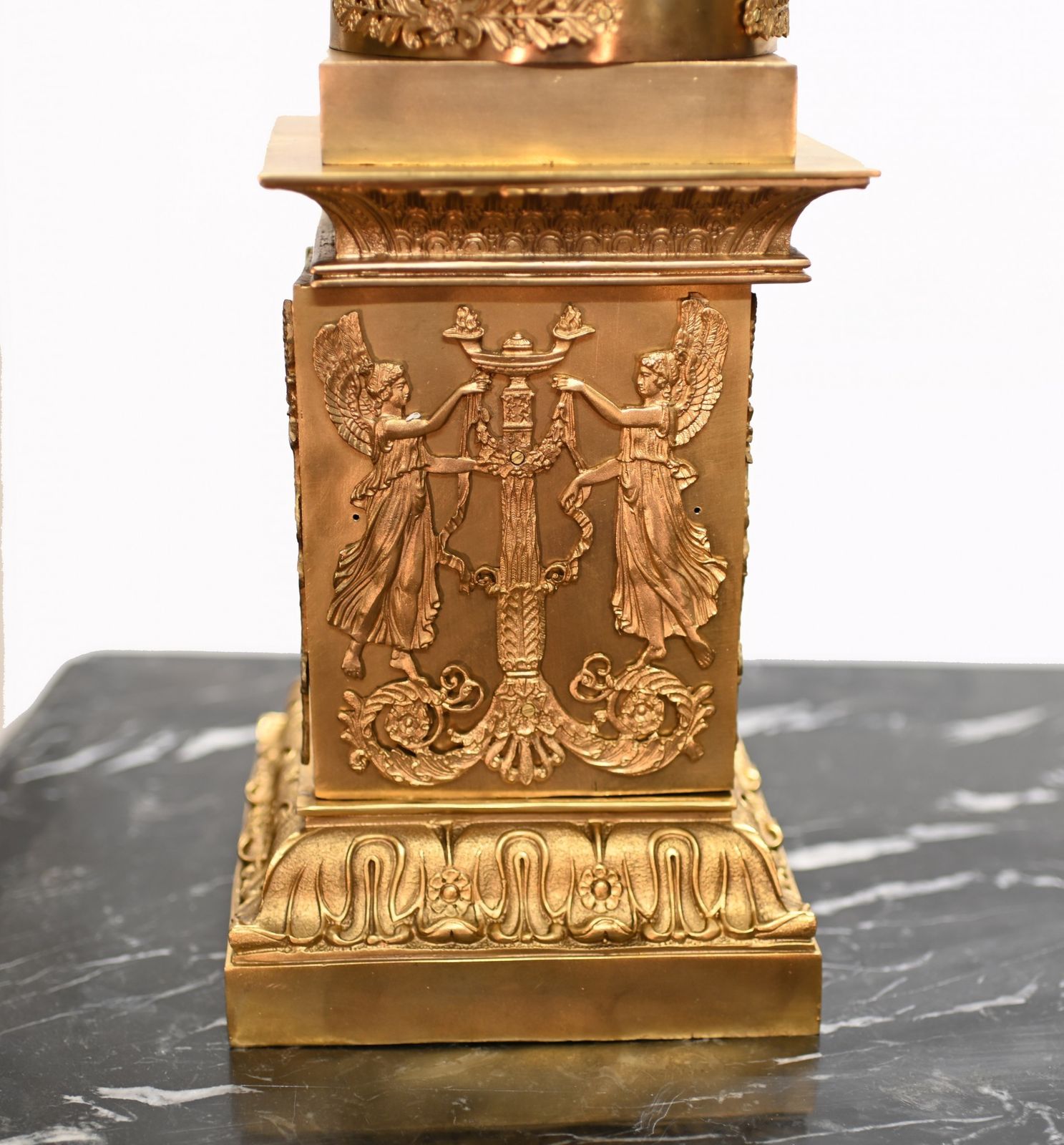 Pair Bronze Maiden Candelabras Clodion Ormolu Classical photo furniture