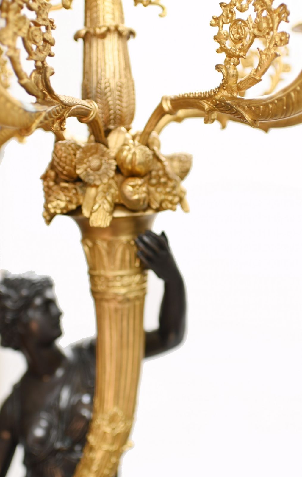 Pair Bronze Maiden Candelabras Clodion Ormolu Classical photo buy