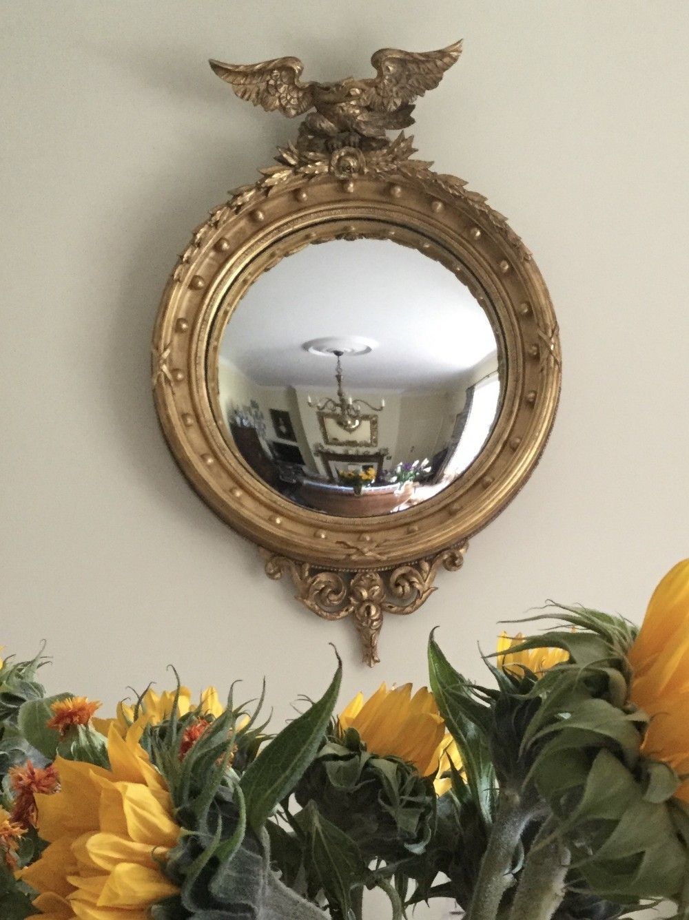 A Stunning 19th Century Convex Mirror photo 3500.0