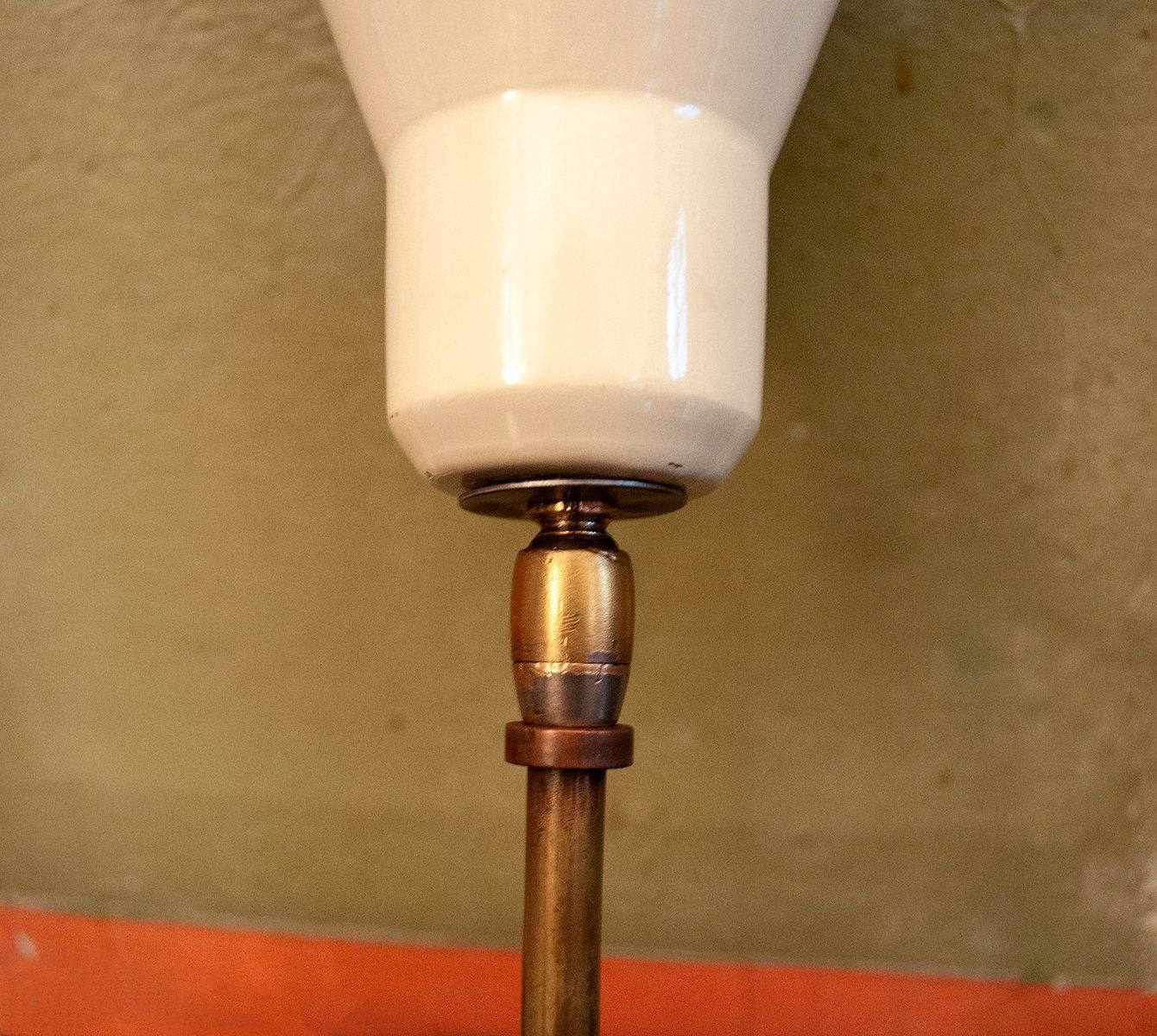 Wandlamp Van Messing, Ca. Jaren 1950, Aluminium photo Verlichting