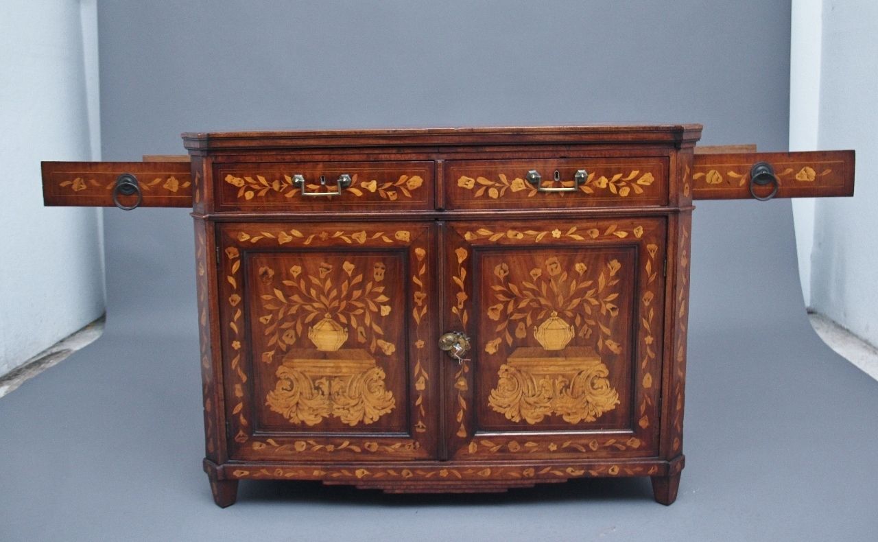 Furniture Early 19th Century Dutch Travelling Cabinet photo