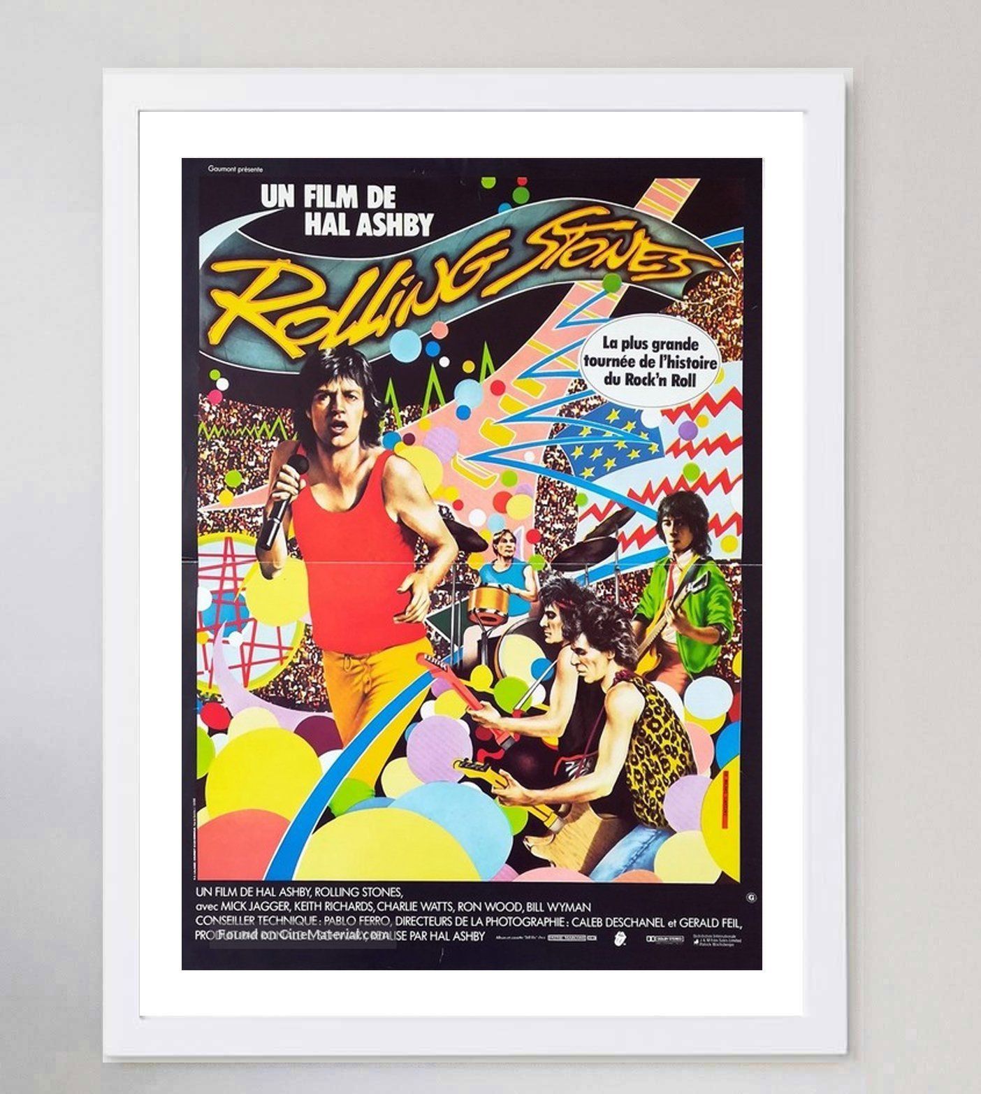 Rolling Stones   Let's Spend The Night Together (French) Original Vintage Poster photo for sale