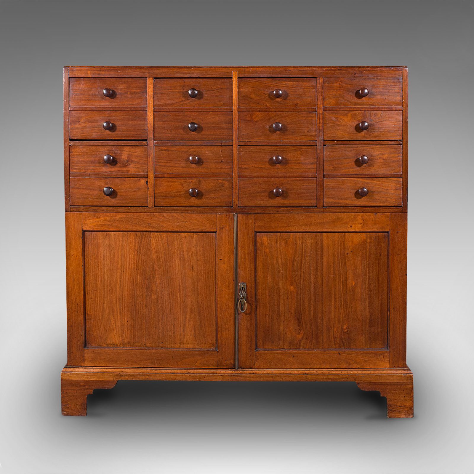 Antique Butler's Cabinet, English, Walnut, Estate, Chest Of Drawers, C.1850 photo vinterior