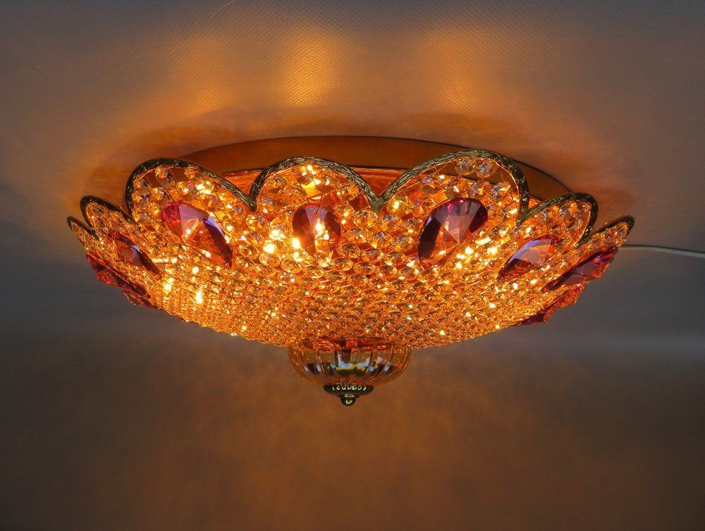 Large Ceiling Light From Palwa, 1970s photo vintage