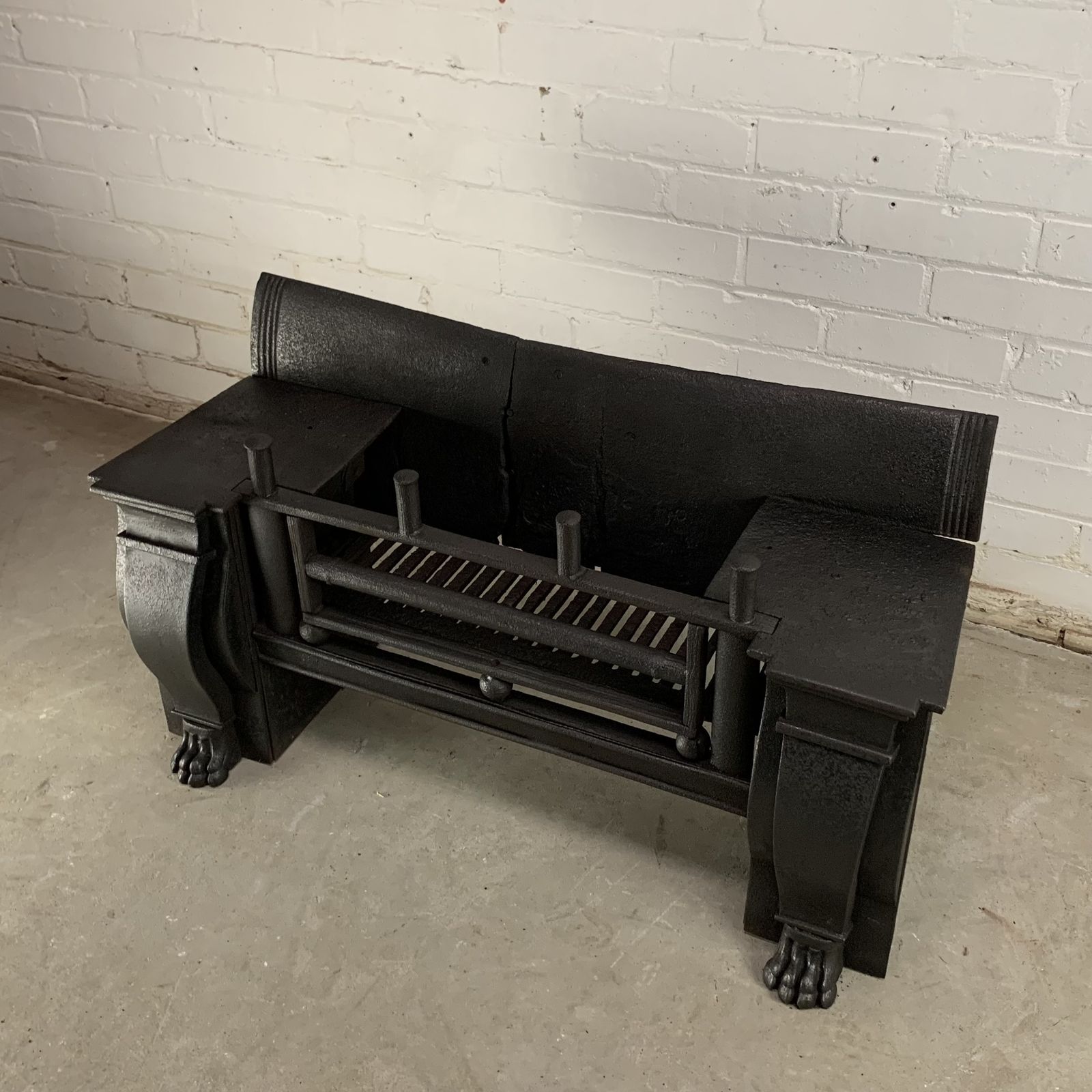 Large Regency Cast Iron Fireplace photo Home Fixtures