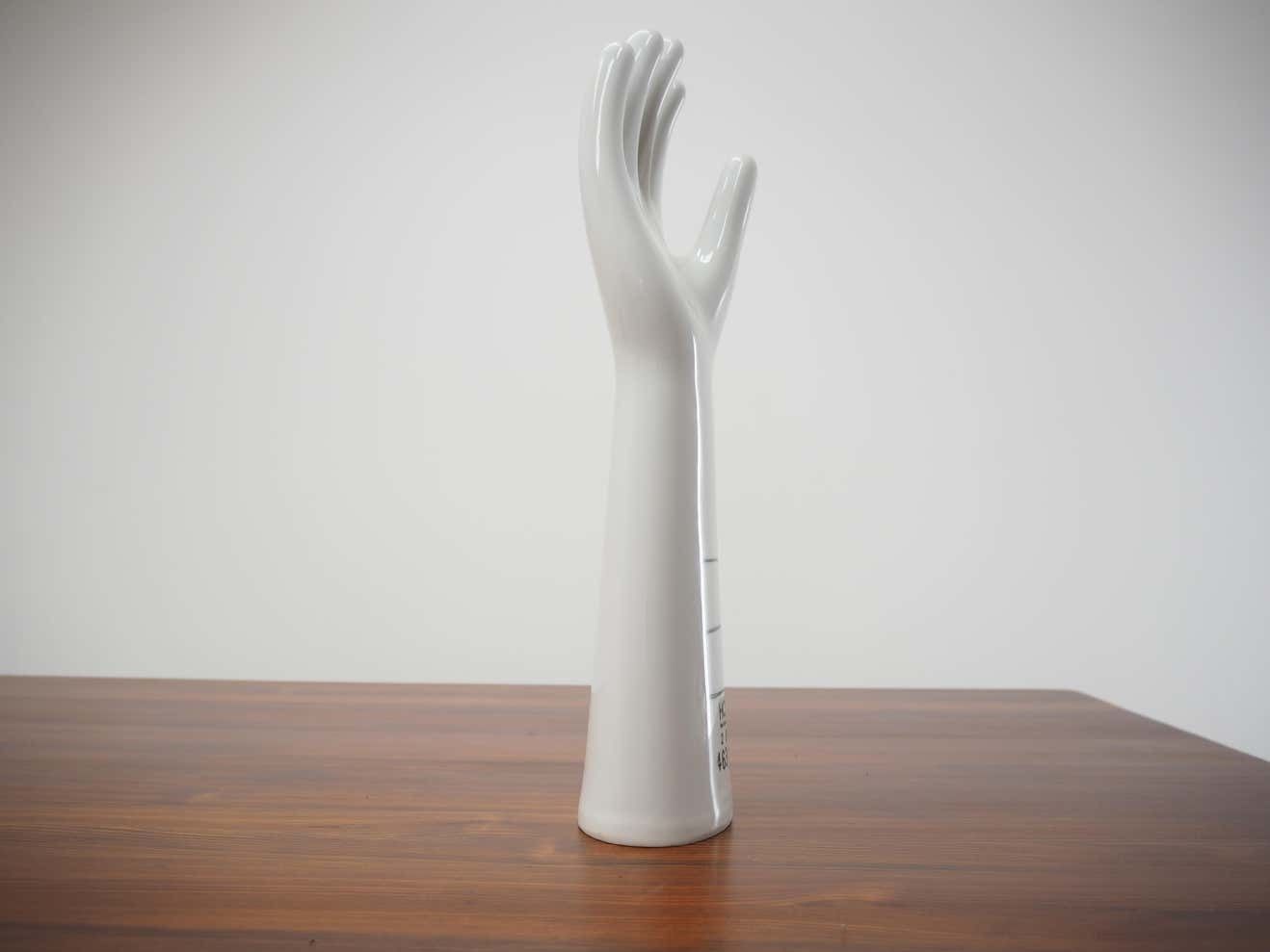 Midcentury Porclain Hand, Jewelry Holder, West Germany, 1960s photo for sale