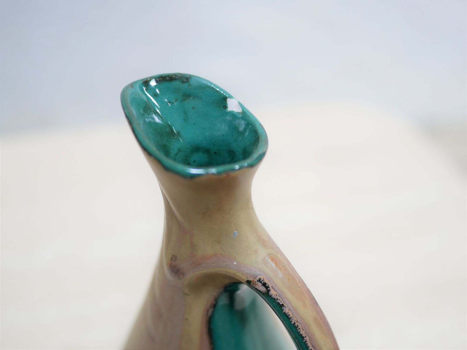 55.8 Ceramic Liqueur Decanter By The Denbac Manufacture photo
