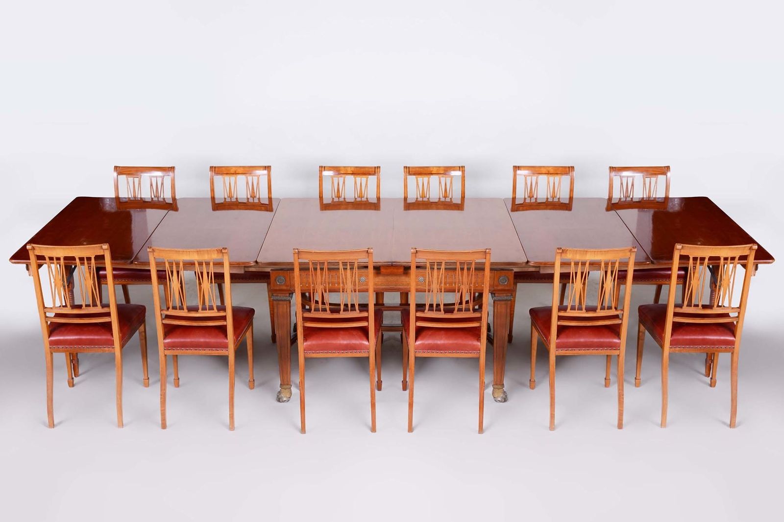 19th Century Extendable Table, Made In France, Fully Restored Mahogany. Empire photo Furniture