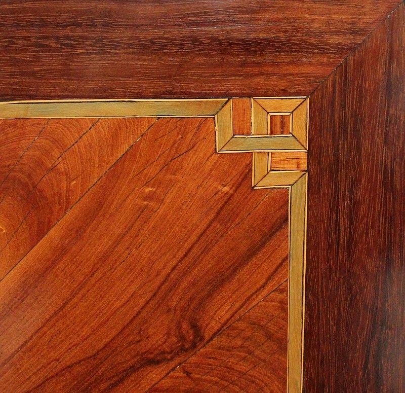 photo vintage Small Secretary In Precious Wood, Louis XVI, 18th Century