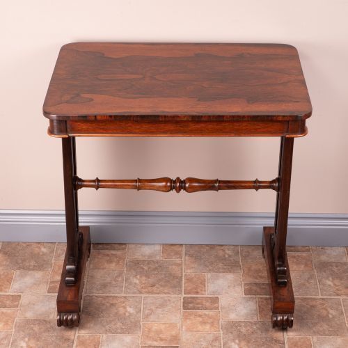 Rosewood Stretcher Table, 1800s photo furniture