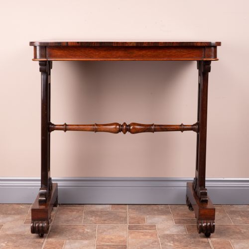 Rosewood Stretcher Table, 1800s photo for sale