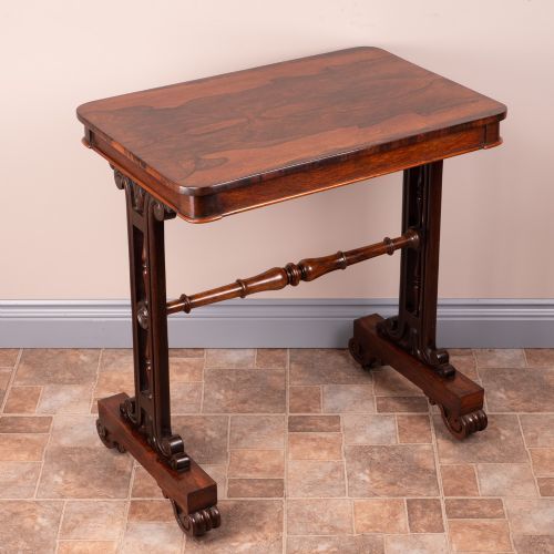 Rosewood Stretcher Table, 1800s photo Furniture