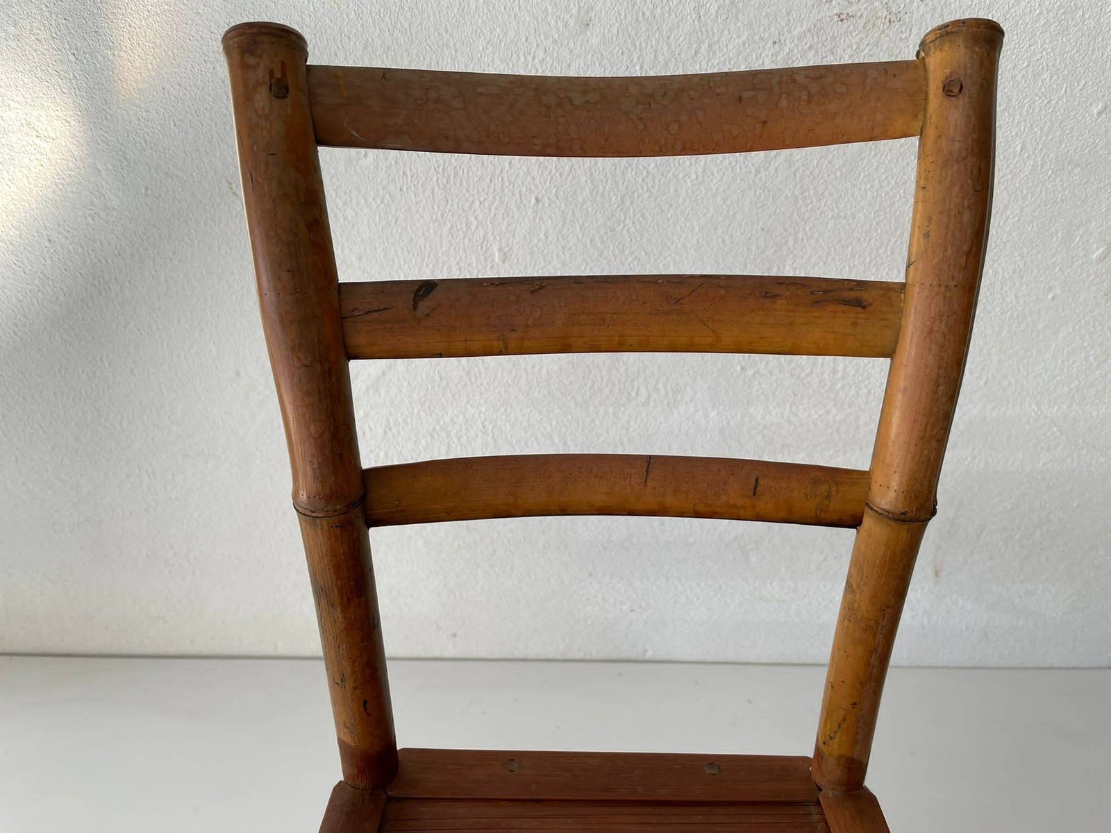 photo for sale Pair Of Bamboo Kids' Chairs, 1960s