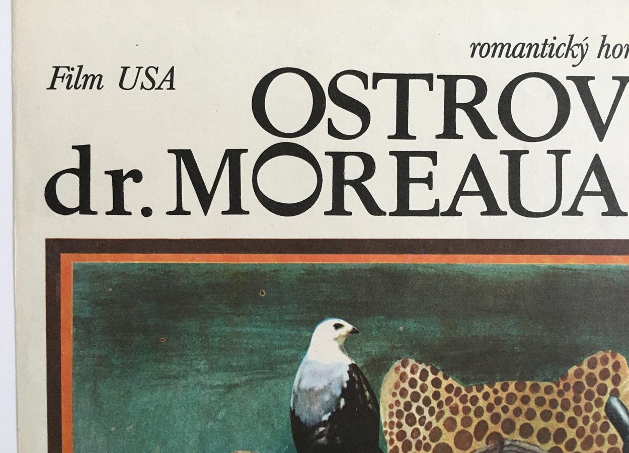 Movie Poster, The Island Of DR. Moreau, Renáta Vlachová, 1978 photo for sale