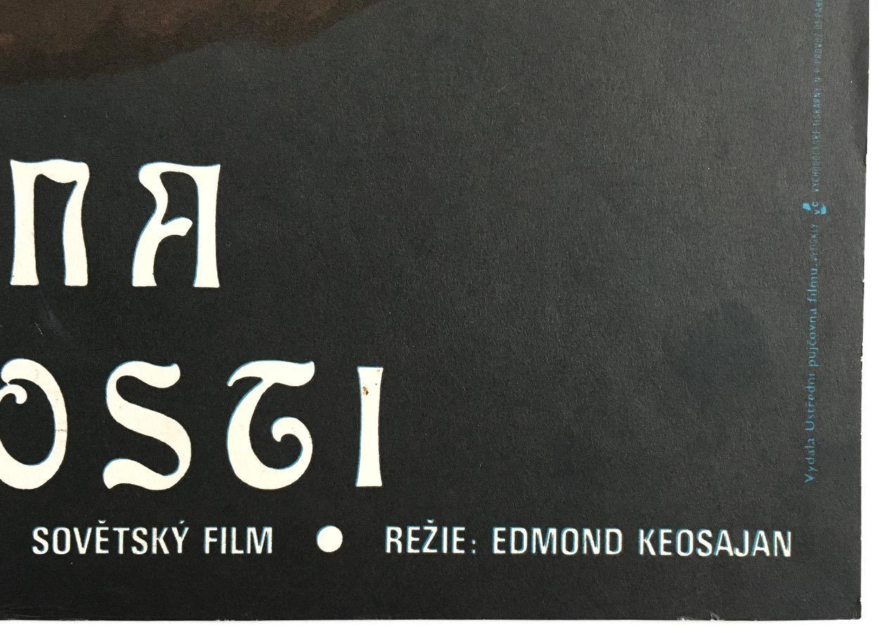 Original Film Poster, The Canyon Of Deserted Tales, Petr Vápeník, 1975, Genuine Czech Vintage Print photo for sale