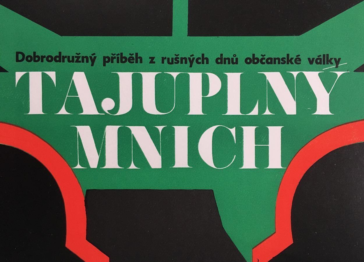 Movie Poster, The Mysterious Monk, Renáta Vlachová, 1973 photo furniture
