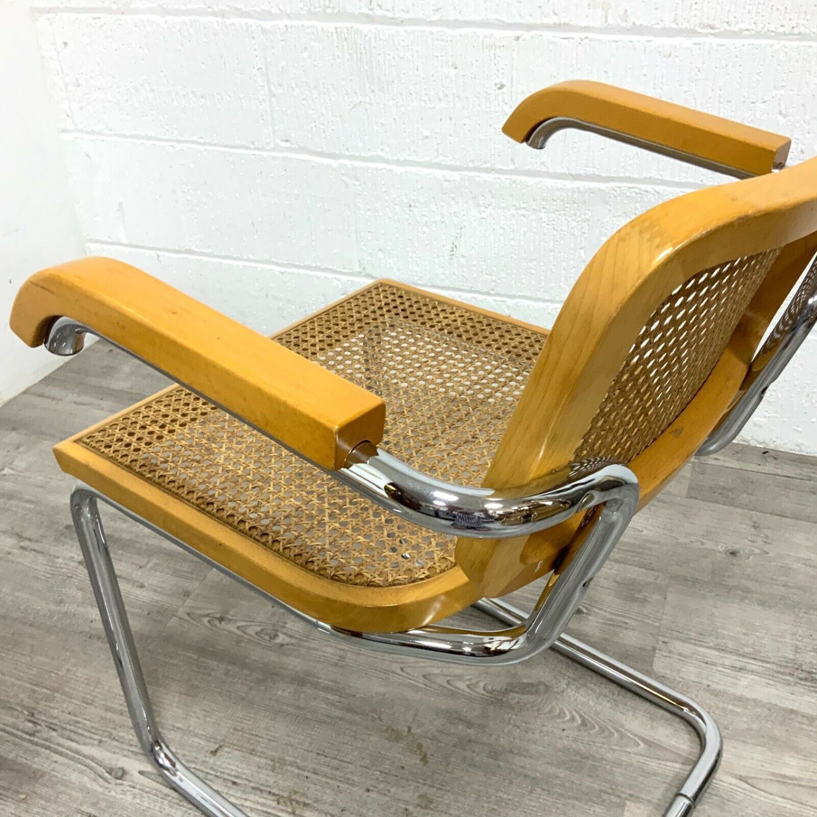 Set Of 6 Vintage Mid Century Marcel Breuer Italian Made Cesca Chairs By Habitat photo buy